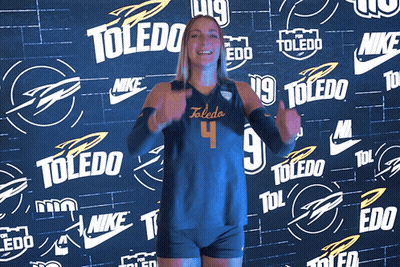 Woman In Toledo 4 Jersey Giving Thumbs Up GIF