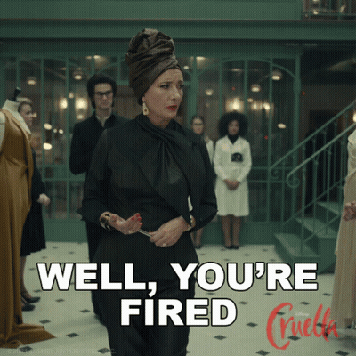 Woman In Turban Saying You're Fired GIF