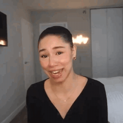 Woman In UCLA T-Shirt Crying GIF