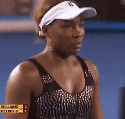 Woman In Visor And Tank Top GIF