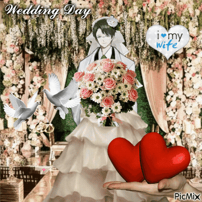 Woman In Wedding Dress Dancing With Man GIF