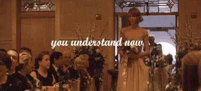 Woman In Wedding Dress Walking Down Aisle GIF