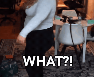 Woman In White And Black Saying What? GIF