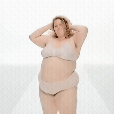 Woman In White Bra And Panties GIF