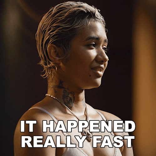 Woman In White Bra It Happened Really Fast GIF