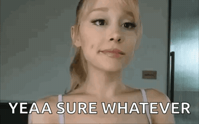 Woman In White Bra Saying Yeaa Sure Whatever GIF
