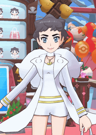 Woman In White Coat And Shorts Standing In Room GIF