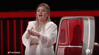Woman In White Coat On The Voice GIF