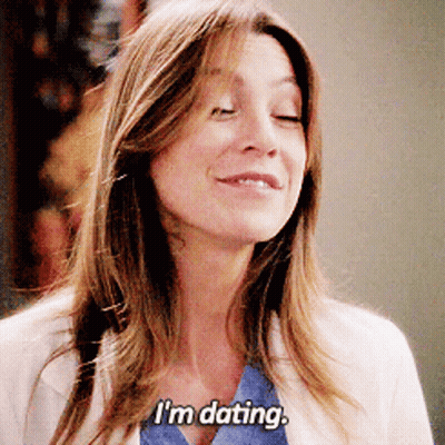 Woman In White Coat Says I'm Dating GIF