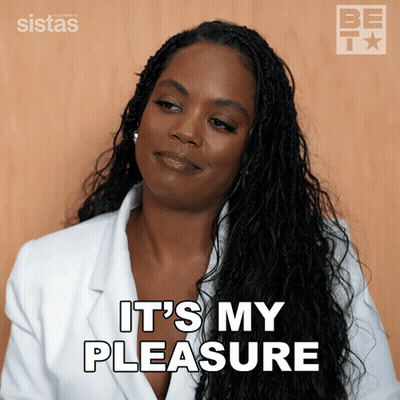 Woman In White Coat Says It's My Pleasure GIF
