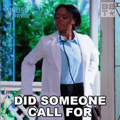 Woman In White Coat With Stethoscope GIF