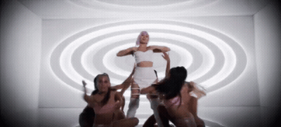 Woman In White Crop Top Surrounded By Women GIF
