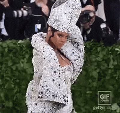 Woman In White Dress And Hat GIF