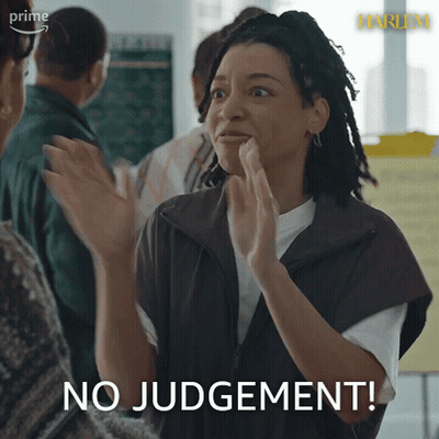 Woman In White Dress Asks Don't You Feel Ashamed GIF