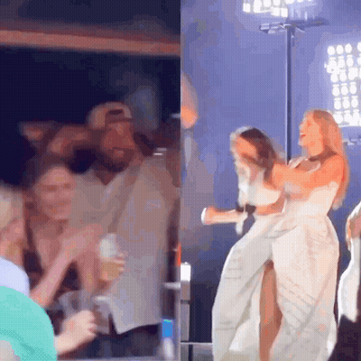 Woman In White Dress Dancing GIF