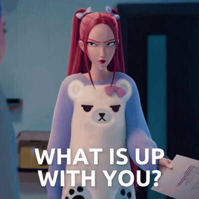 Woman In White Dress Holding Blender GIF