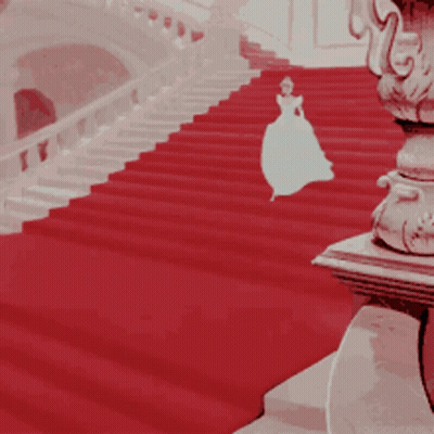Woman In White Dress On Red Carpet GIF