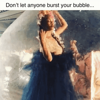 Woman In White Dress Standing On Building Saying Me Dying To Fall Damage During Build Fight GIF