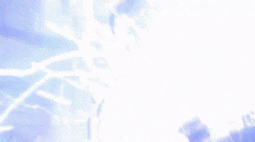 Woman In White Dress Surrounded By Lightning GIF