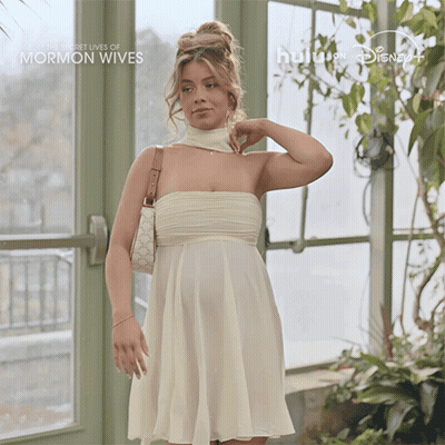 Woman In White Dress The Secret Lives Of Mormon Wives GIF