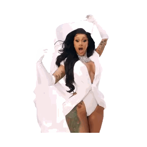 Woman In White Dress With Arm Tattoo Sticker