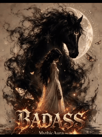 Woman In White Dress With Black Horse Badass GIF