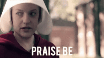 Woman In White Hat And Red Shirt GIF