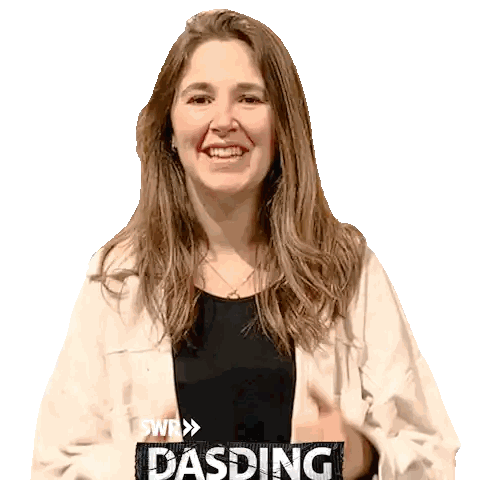 Woman In White Jacket And Black Dasding Shirt Sticker