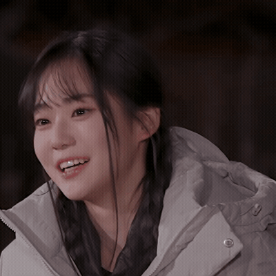 Woman In White Jacket With Collar Button GIF