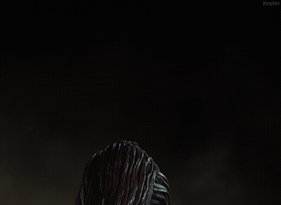 Woman In White Jacket With Sweep T-Shirt GIF