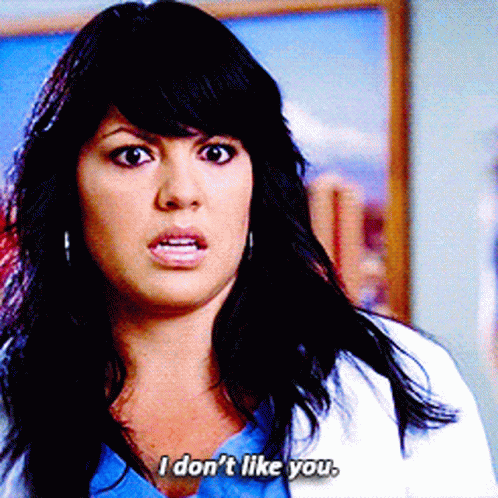 Woman In White Lab Coat Says I Don't Like You GIF