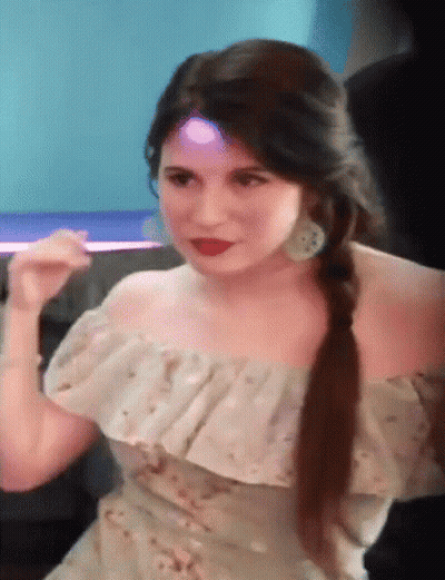 Woman In White Off Shoulder Dress GIF