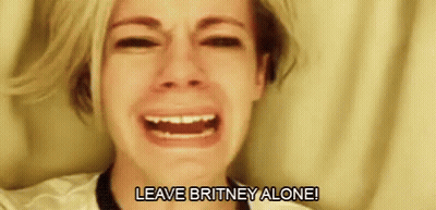 Woman In White Shirt Crying With Yellow Background GIF