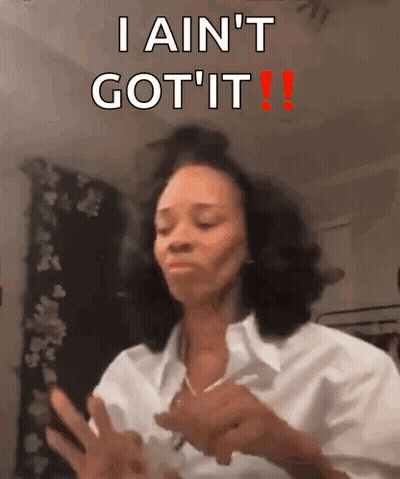 Woman In White Shirt Making Funny Face GIF