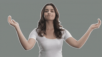 Woman In White Shirt Making Hand Gesture GIF