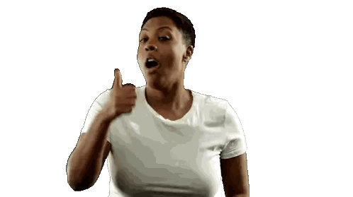 Woman In White Shirt Making OK Sign Sticker