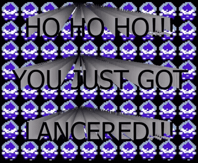 Woman In White Shirt Saying Did You See That On Purple Background GIF