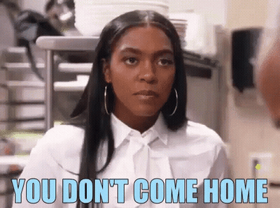 Woman In White Shirt Saying You Don't Come Home GIF