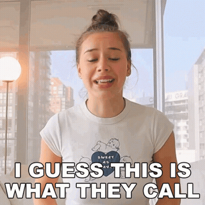 Woman In White Shirt Says I Guess This Is What They Call GIF