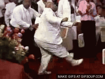 Woman In White Suit Dancing GIF