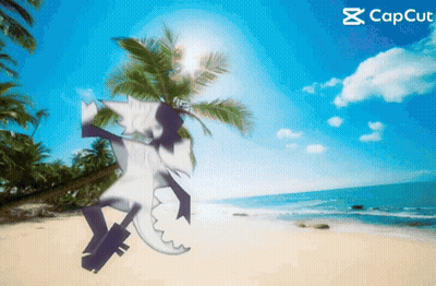 Woman In White Suit Dancing With Women In White Shorts GIF