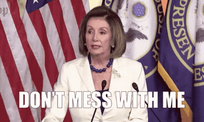 Woman In White Suit Says Don't Mess With Me GIF