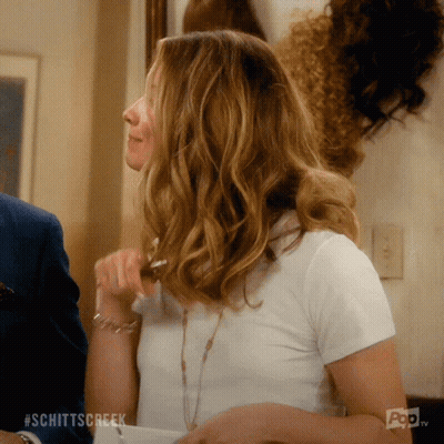 Woman In White T-Shirt Meeting Man In Suit GIF