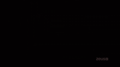 Woman In White T-Shirt With Purple Lip Holding Ponytail GIF