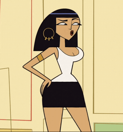 Woman In White Tank Top And Black Skirt GIF