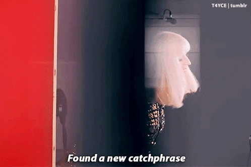 Woman In White Wig Says Found A New Catchphrase GIF