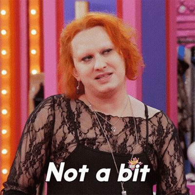 Woman In Wig Saying Damn Shame GIF
