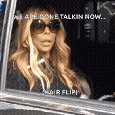 Woman In Wig Saying Whitney Houston We Have A Problem GIF