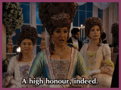 Woman In Wig Says A High Honor Indeed GIF