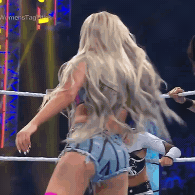 Woman In Wrestling Ring Wearing Shorts GIF